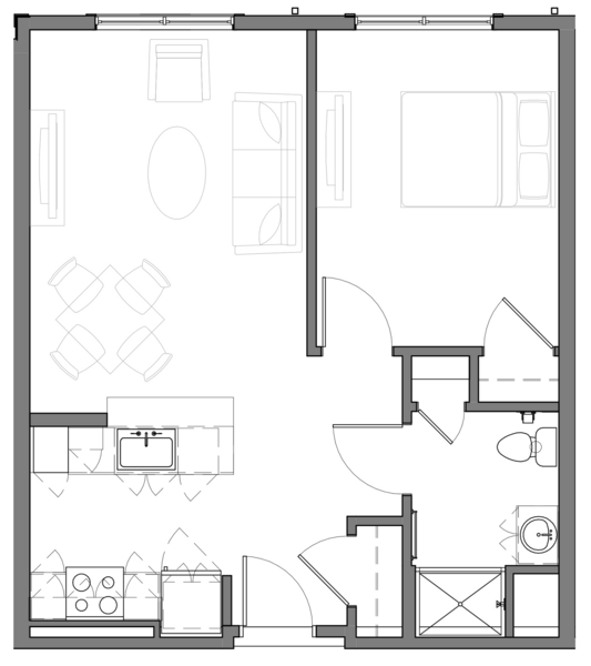 1 Bed
