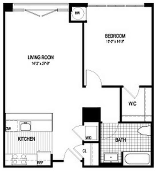 1 Bed 1 Bath (C1F)