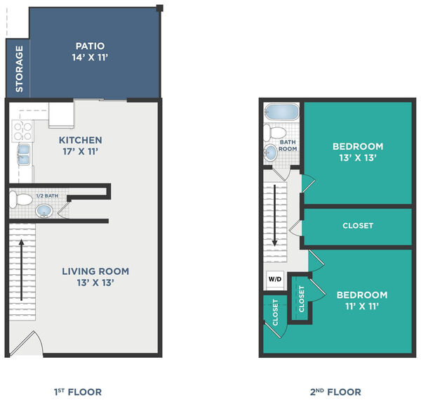 2X1.5 S Z - 2 Bedroom 1.5 Bath