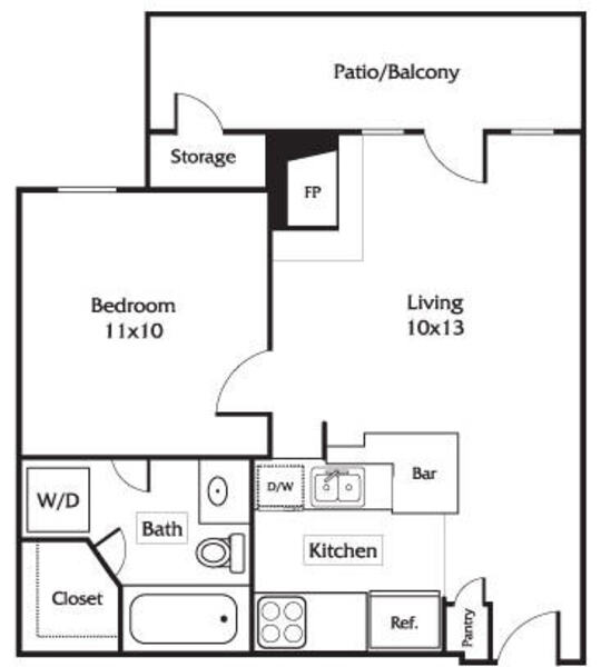 Cozy One Bedroom Sui