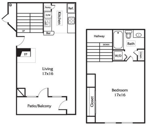 Generous One Bedroom