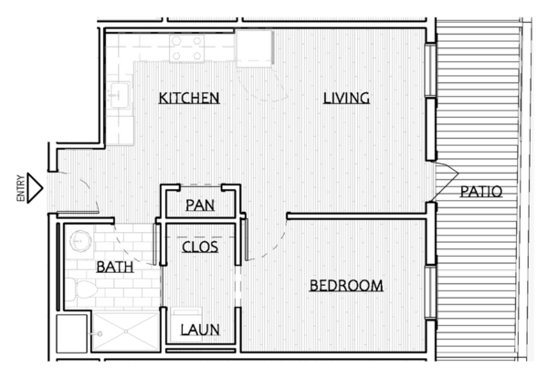 Unit 2003 1BR/1BA