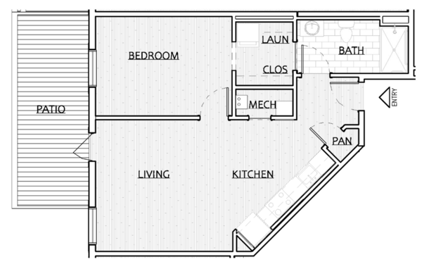 Unit 2017 1BR/1BA