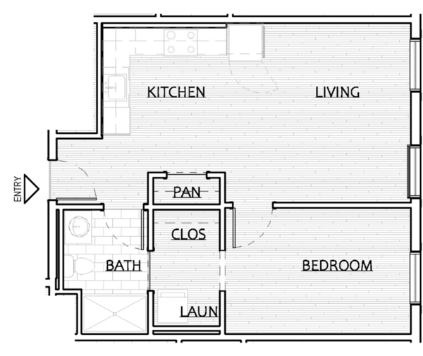 Unit 3005 1BR/1BA