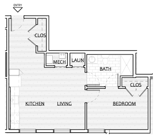 Unit 3008 1BR/1BA
