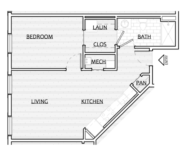 Unit 3017 1BR/1BA