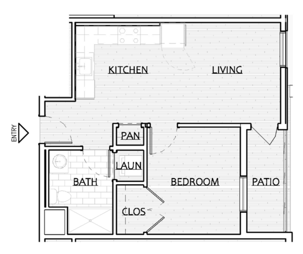 Unit 4002 1BR/1BA