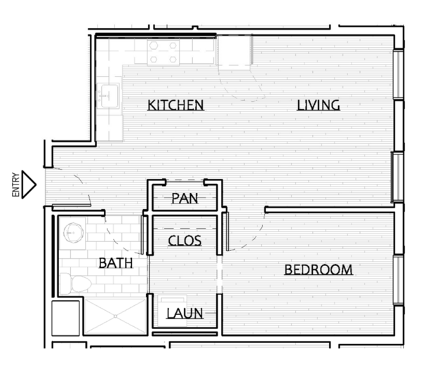 Unit 4003 1BR/1BA
