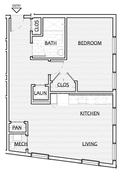 Unit 4018 1BR/1BA