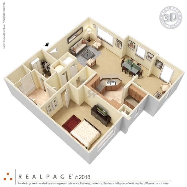 1 Bed 1 Bath (A2)