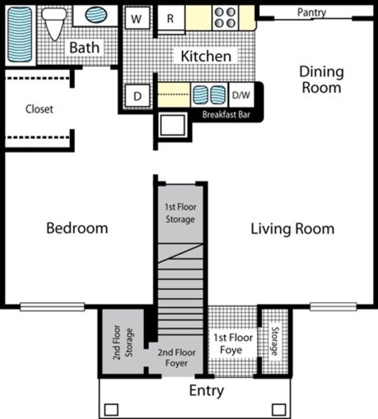 One Bedroom One Bath