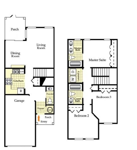 Three Bedroom Town Home