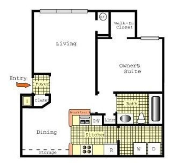 One Bedroom One Bath