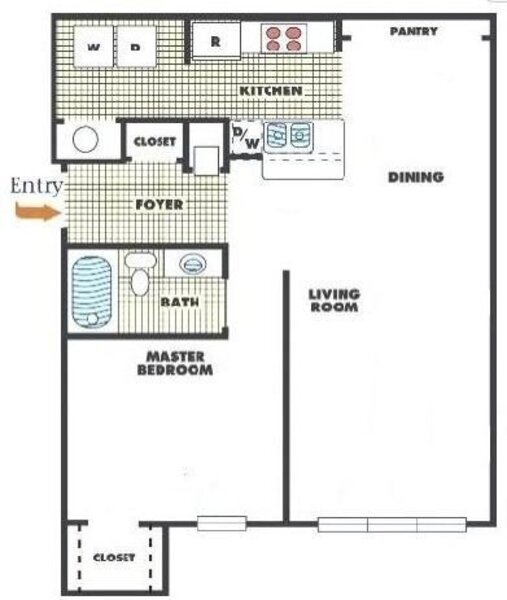 One Bedroom One Bath