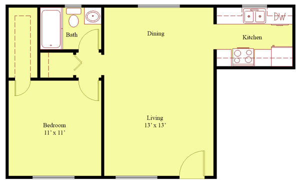 1 Bedroom A