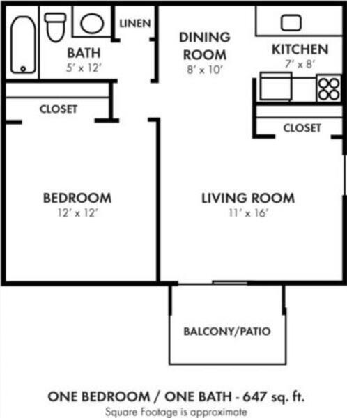 One Bedroom 1 Bath