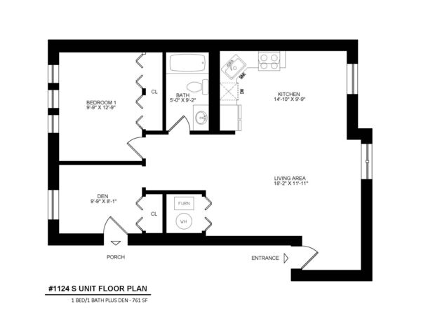 One Bedroom, 1124 South Tier