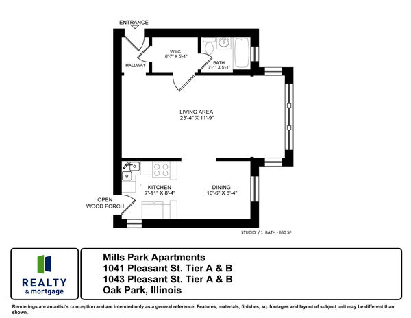 Studio - 1037 Pleasant Tier C & D