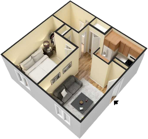 1BR 1 BTH
