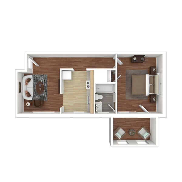 1 Bedroom - 1.1G