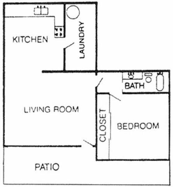 1 BR / 1 BA