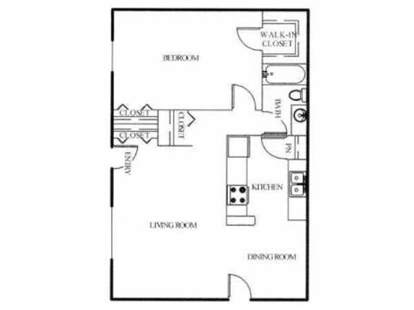 1 Bed 1 Bath (A1/A3)
