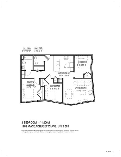 1789 Massachusetts Ave, Unit 305