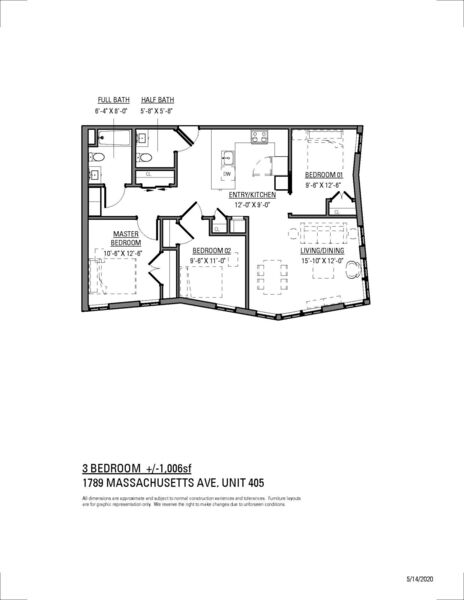 1789 Massachusetts Ave, Unit 405