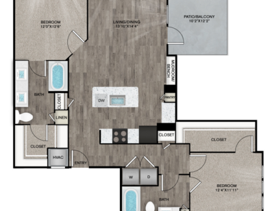 B3: Beds - 2: Baths - 2: SqFt Range - 1200 to 1200
