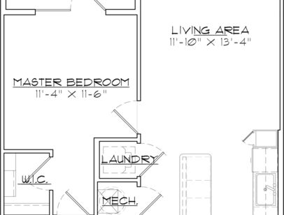 A9: Beds - 1: Baths - 1: SqFt Range - 672 to