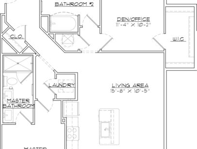 A12: Beds - 1: Baths - 1: SqFt Range - 1093 to