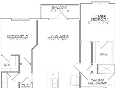 B6: Beds - 2: Baths - 2: SqFt Range - 1115 to