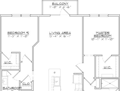 B4: Beds - 2: Baths - 2: SqFt Range - 1112 to