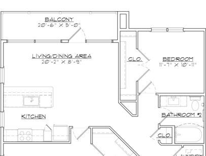 B7: Beds - 2: Baths - 2: SqFt Range - 1112 to
