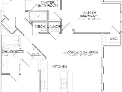 B18: Beds - 2: Baths - 2: SqFt Range - 1240 to