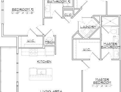 B14: Beds - 2: Baths - 2: SqFt Range - 1186 to