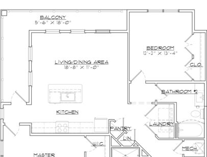 B17: Beds - 2: Baths - 2: SqFt Range - 1218 to