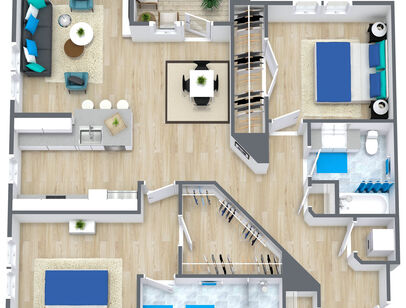 B11: Beds - 2: Baths - 2: SqFt Range - 1167 to