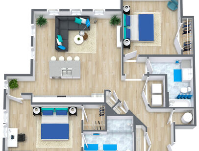 B16: Beds - 2: Baths - 2: SqFt Range - 1212 to