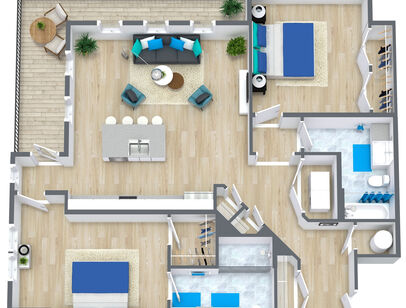 B17: Beds - 2: Baths - 2: SqFt Range - 1218 to