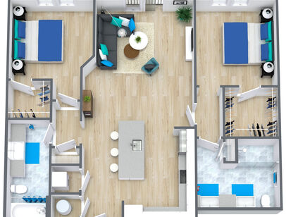B5: Beds - 2: Baths - 2: SqFt Range - 1112 to