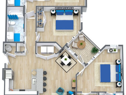 C1: Beds - 3: Baths - 2: SqFt Range - 1445 to