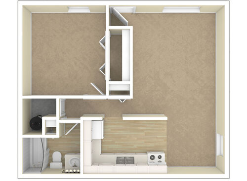 1 BR- 30% of Gross Income: Beds - 1: Baths - 1: SqFt Range - 600 to 600