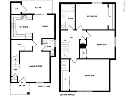 3 Bedroom 1.5 Bathroom: Beds - 3: Baths - 1.5: SqFt Range - 1082 to 1082