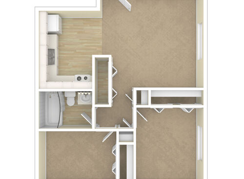 2BR - 30% of Gross Income: Beds - 2: Baths - 1: SqFt Range - 720 to 720