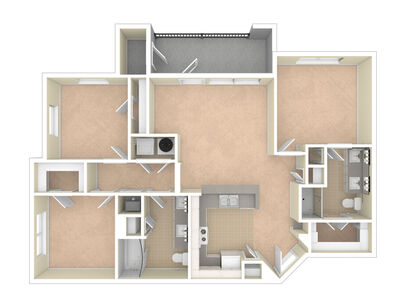 C1: Beds - 3: Baths - 2: SqFt Range - 1154 to 1154