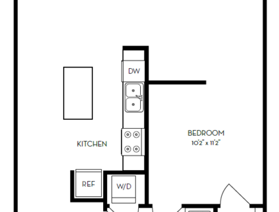 4m.SA1: Beds - Studio: Baths - 1: SqFt Range - 827 to 827