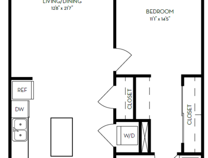 4m.1A1a: Beds - 1: Baths - 1: SqFt Range - 745 to 745