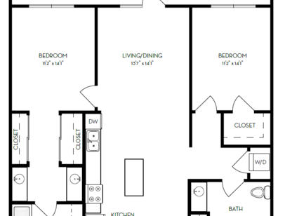 4m.2A1: Beds - 2: Baths - 2: SqFt Range - 1168 to 1168