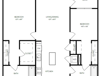4m.2C1: Beds - 2: Baths - 2: SqFt Range - 1220 to 1220